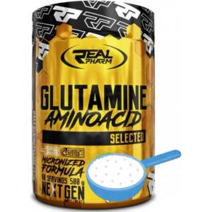 REAL PHARM Glutamine Natural, 500 Grams