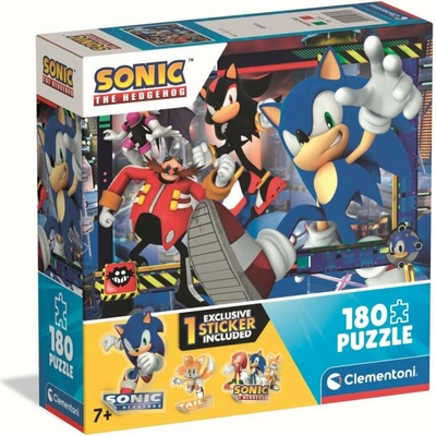Clementoni Ježko Sonic v akcii 180 dielov