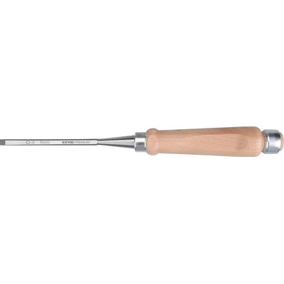 EXTOL PREMIUM Dláto s kvalitní bukovou rukojetí, 6mm, délka 275mm, CrV, 8812306