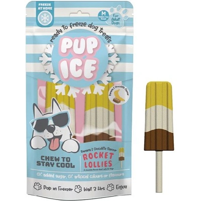 PUP ICE Охлаждаща вкусотия банан & рожков 2 бр