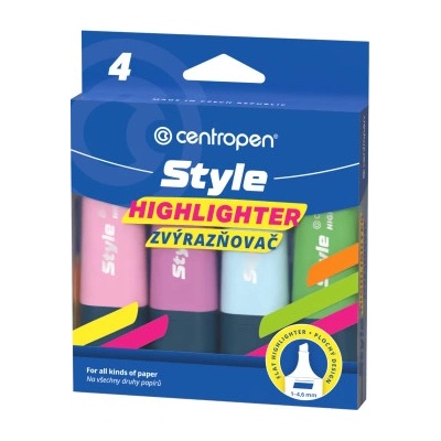 Centropen 6252 Style Soft sada 4 barev