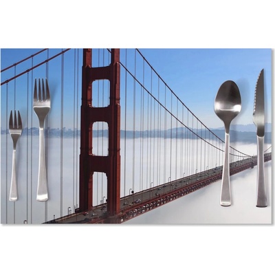 Sablio prostírání Golden Gate v mlze 40x30cm
