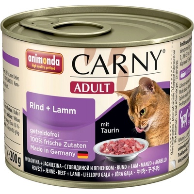 Carny Adult Hovězí & srdce 6 x 0,2 kg