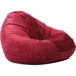 Pufrelax Пуф круша 520л. , Nirvana Gigant, Sour Cherry, Перящ се калъф, Пълнеж от Полистиролни перли, Гама Premium Rustic