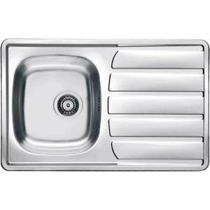 Alveus Мивка от неръждаема стомана Alveus Zoom 20 Satin 79x50 см (1098939) Мивка за вграждане