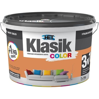 Het Klasik color 0747 8kg oranž pastelový