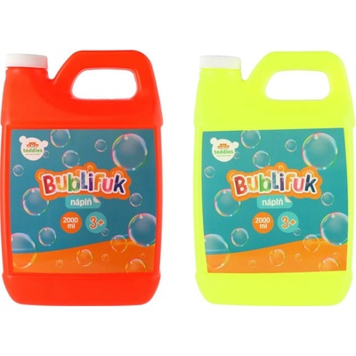 Teddies Náplň do bublifuku 2 litre 2 farby v kanistri