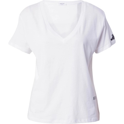 Replay Тениска бяло, размер xs