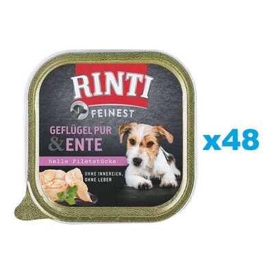 Rinti Feinest Poultry Pure&Duck hydina a kačica 48 x 150 g