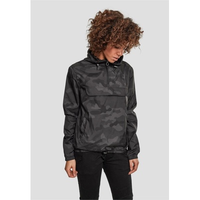 Urban Classics Maskáčová dámska bunda Pull Over tmavé camo