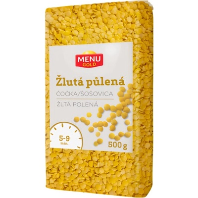 Menu Gold Čočka žlutá půlená 0,5 kg