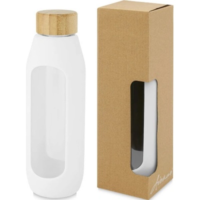 Tidan biela sklo silikónový obal 600 ml