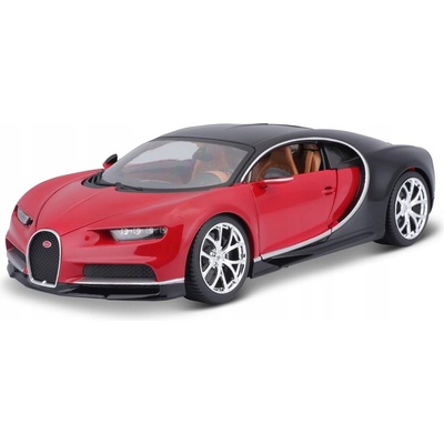 BBurago Bugatti Chiron červený 1:18