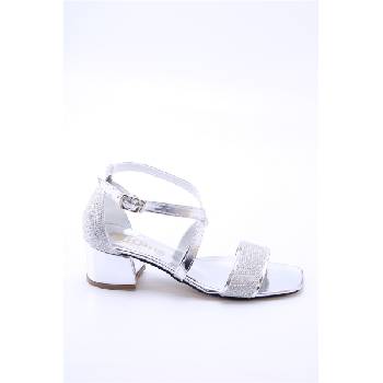 Johns Athletic Детски сандали с ток 8088 - Сребристи #360711 (360711_Сребрист)