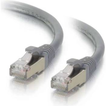 SeaMAX Пач кабел SeaMAX FTP кат. 5е с RJ45 конектори, PVC, 2м, сив (PCF-C5E-20GR)