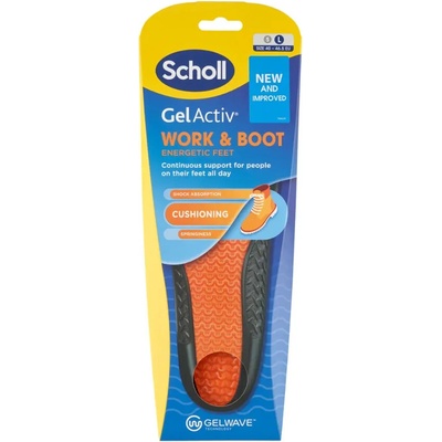 SCHOLL GelActiv work & boot gelové vložky large 1 pár