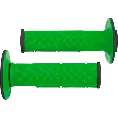 Gripy Racing (dvojvrstvové, mäkké), perách (zeleno-čierne, pár, dĺžka 116 mm)