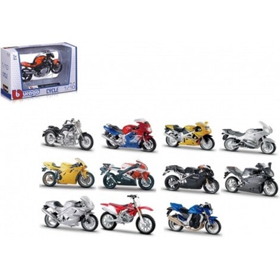 Bburago motocykly sada 18ks 1:18