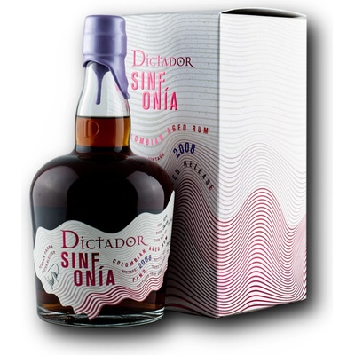 Dictador Sinfonía 2008 14y Fino Sherry Cask 43% 0,7 l (kartón)
