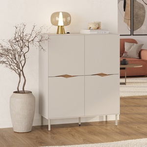 TopMebel Конзола Marquise TopMebel от меламин в цвят пясъчник 98x40x120cm