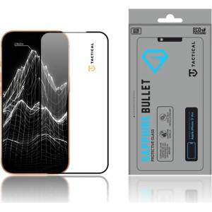 Tactical iPhone 18 Pro / 17 Pro TACTICAL SAPPHIRE BULLET стъклено защитно фолио за екран 2.5D, със сапфирен слой, ЧЕРНО (GP-196690)
