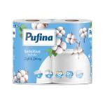 Pufina тоалетна хартия 4бр 3пласта Sensitive (5944570021995)