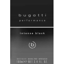 Bugatti Performance Intense Black toaletná voda pánska 100 ml