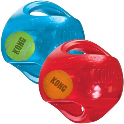 Kong Jumbler hračka pre psov gumová lopta M / L 14 cm