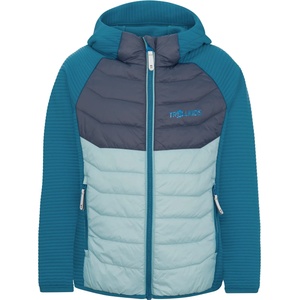 TROLLKIDS Детско поларено яке Trollkids Kid's Sirdal Jacket Synthetic jacket - Atlantic Blue / Dark Navy / Dusky Turquoise - размер 128 (EU) (703-3872-0316)