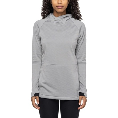 686 Wmns Mission Grid Fleece Hoody Grey