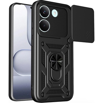 Xiaomi Калъф за Xiaomi Poco X8 Pro 5G с Капаче за Камера и Стойка - PC+TPU, Военна защита, 7 цвята