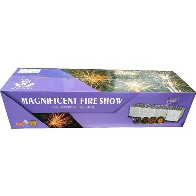 MAGNIFICENT FIRE SHOW zahradní ohňostroj 306 výstřelů