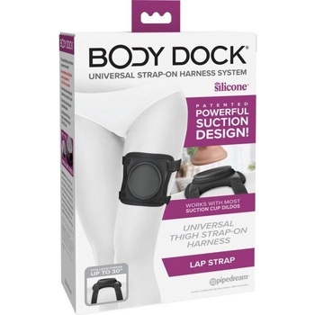 Pipedream Body Dock Lap Strap Harness Black