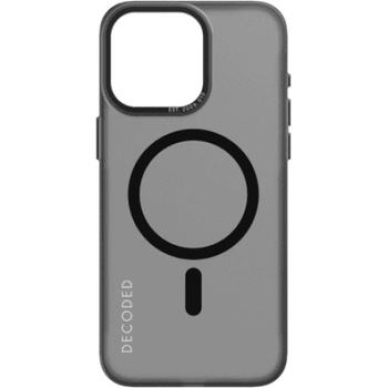 Decoded Кейс Decoded за iPhone 15 Pro, съвместим с MagSafe, полупрозрачен, черен (D24IPO15PBCT2FK-0)