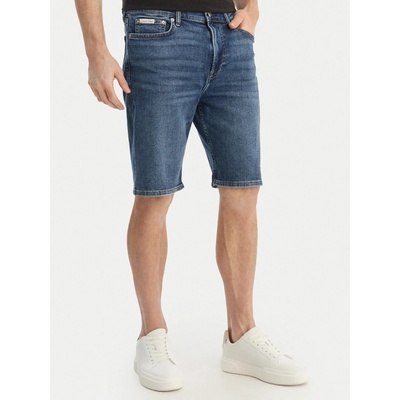 Calvin Klein pánské modré džínové šortky LV04RF922GASA