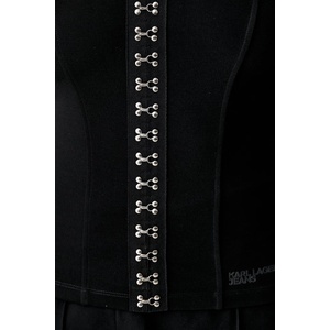 Karl Lagerfeld Jeans блуза с корсет дамска с вискоза (B3W17016)