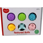 Man Yuk Toys Сет от 6 сензорни топки за развитие, в ярки цветове (yl8101a)