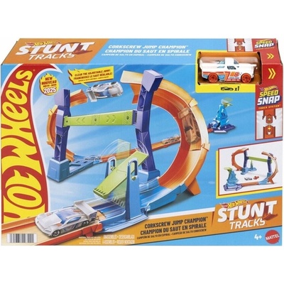 Mattel Hot Wheels Stunt Tracks Mistrovský skok na smyčce JFH36