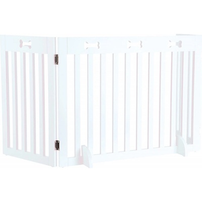 Trixie Dveřní zábrana branka bílá 3 díly 82-124 x 61 cm