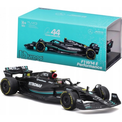 Bburago RACE Formula F1 Mercedes-AMG F1 W14 E Performance 2023 44 Lewis Hamilton 1:43