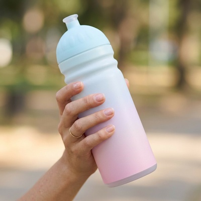 R&B Mědílek Zdravá fľaša na pitie pastel modrá 700 ml