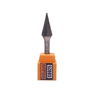 RICHMANN Kolíková fréza do kovu, stopka 6 mm | špičatý kužel 12x25 mm
