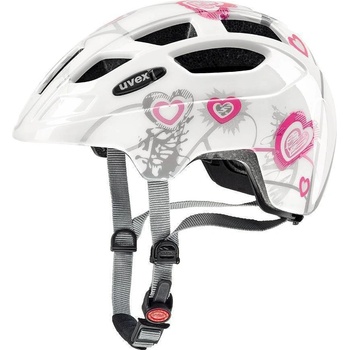 Uvex Finale Junior HEART white pink 2020