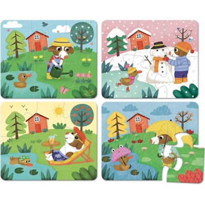 Vilac puzzle 4 období 4 x 6 dílků