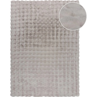 Flair Rugs Светлосива синтетична кожа 180x290 cm Waffle Faux Fur - Flair Rugs (503119376374)