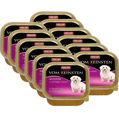 Animonda Senior пастет - агнешко + пилешко месо, 12 x 150 г