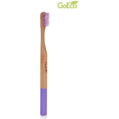 Bamboo Dedra GoEco Zubní kartáček z bambusu velmi měkký lila