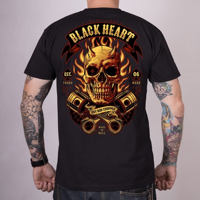 Black Heart tričko HELL BOY černá