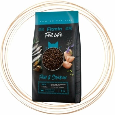 Fitmin cat For Life Adult Fish and Chicken new 8 kg