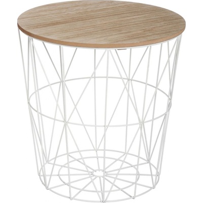 Atmosphera Kumi 41 cm x 40 cm hnědá bílá – Zbozi.Blesk.cz